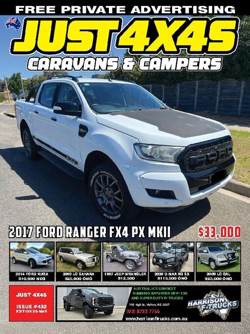 Title details for Just 4x4s, Caravans & Campers by JUST AUTO Classifieds Pty Ltd - Available